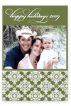 Checkerboard Holiday Photo Card - Abundance (HLP-BGP-P)