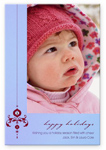 Checkerboard Holiday Photo Card - Bejeweled (HLP-BVH-W)
