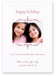 Checkerboard Holiday Photo Card - Holiday Cheer (HLP-COR-A)