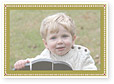 Checkerboard Holiday Photo Card - Holiday Trimmings (HLP-GGD-I)