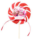 Checkerboard Digital Holiday Photo Cards - Lollipop Lollipop (HLG-BHI-A)