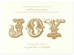 Checkerboard Holiday Greeting Cards - Joy with Crystal (HLG-MBC-Z)
