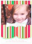 Checkerboard Digital Holiday Photo Cards - Candy Striper (HLG-FHV-R)