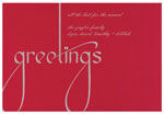 Checkerboard Holiday Greeting Cards - Modern Greetings (HLG-NNN-X)