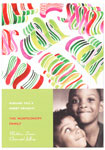 Checkerboard Digital Holiday Photo Cards - Watercolor Ribbon Candy (HLG-HUN-Y)