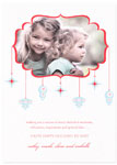 Checkerboard Digital Holiday Photo Cards - Retro Ornaments (HLG-HWS-F)
