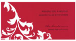Checkerboard Holiday Greeting Cards - Filigree (HLG-JSW-H)
