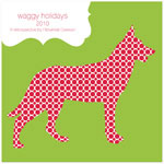 Checkerboard Digital Holiday Photo Cards - Happy Doggy-days (HLG-ALM-H)