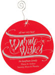 Checkerboard Holiday Greeting Cards - Ornamental Wishes (HLG-BHQ-I)