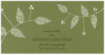 Checkerboard Holiday Greeting Cards - Delicate Branches (HLG-CJN-I)