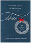 Checkerboard Holiday Greeting Cards - Love (HLG-GEU-O)