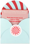 Checkerboard Holiday Greeting Cards - Jigsaw Holiday (HLG-HGD-A)