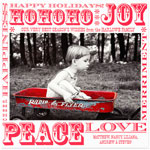 Checkerboard Holiday Photo Cards - HO HO HO (HLG-HPK-Q)