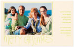 Checkerboard Holiday Photo Cards - Merry Christmas (HLG-NDF-F)