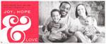 Checkerboard Digital Holiday Photo Cards - Joy, Hope & � (HLG-OCM-M)