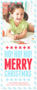 Checkerboard Digital Holiday Photo Cards - Red, White and Blue Christmas (HLG-OEP-R)