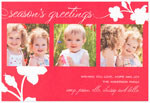 Checkerboard Digital Holiday Photo Cards - Vibrant Greetings (HLG-OYV-R)