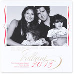 Checkerboard Digital Holiday Photo Cards - Brilliance (HLG-PMQ-B)
