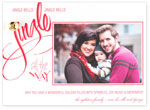 Checkerboard Digital Holiday Photo Cards - Jingle Bell (HLG-PUL-E)