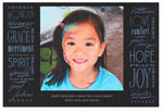Checkerboard Digital Holiday Photo Cards - Wishes (HLG-QXN-K)