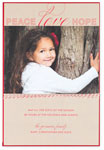 Checkerboard Digital Holiday Photo Cards - Sincere Sentiments (HLG-RDP-T)