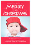 Checkerboard Digital Holiday Photo Cards - A Little Wish (HLG-SSO-I)