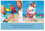 Checkerboard Digital Holiday Photo Cards - Photo Montage (2 Photos) (HLG-TFP-X)