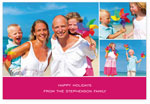 Checkerboard Digital Holiday Photo Cards - Photo Montage (3 Photos) (HLG-TID-O)