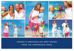 Checkerboard Digital Holiday Photo Cards - Photo Montage (5 Photos) (HLG-UBG-L)