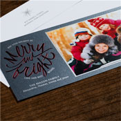 Holiday Photo Mount Cards by Checkerboard - Bright Greetings