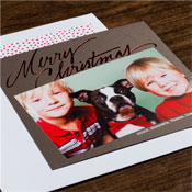 Holiday Photo Mount Cards by Checkerboard - Dashing