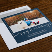 Holiday Photo Mount Cards by Checkerboard - Seasonal Smiles