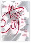 Checkerboard Social Holiday Greeting Cards - Love Peace & Joy (HLC-AFO-P)