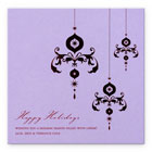Checkerboard Social Holiday Greeting Cards - Damask Trio (HLC-BTJ-Z)