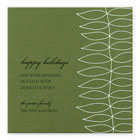 Checkerboard Social Holiday Greeting Cards - Green Holiday (HLC-EAO-O)
