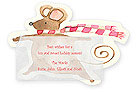 Checkerboard Holiday Card - Mischievous Mouse (HLS-AIE-I)