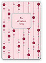 Checkerboard Holiday Card - Holiday Pink (HLS-AXO-H)