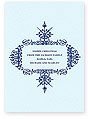 Checkerboard Holiday Card - Elegant Motif (HLS-FCJ-M)