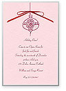 Checkerboard Holiday Card - Shimmering Ornament (HLS-GTT-O)