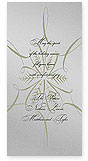 Checkerboard Holiday Card - Luminous Snowflake (HLS-HSW-R)