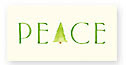 Checkerboard Holiday Card - Peace (HLS-IES-A)