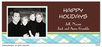 Dinky Designs - Digital Holiday Photo Cards (Chocolate Argyle) (12P-785C-L)