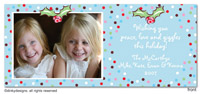 Dinky Designs - Digital Holiday Photo Cards (Polka Dots Holly) (12P-786P-L)