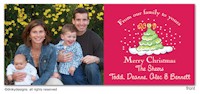 Dinky Designs - Digital Holiday Photo Cards (Scallop-Style Christmas Tree) (12P-816S-L)