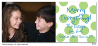 Dinky Designs - Digital Holiday Photo Cards (Lime Holiday Dots) (12P-817L-L)