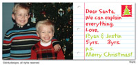 Dinky Designs - Digital Holiday Photo Cards (Letter To Santa) (12P-821L-L)