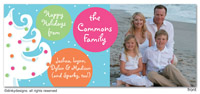 Dinky Designs - Digital Holiday Photo Cards (Blue - White Christmas) (12P-828B-L)