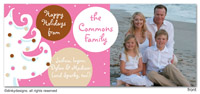 Dinky Designs - Digital Holiday Photo Cards (Pink - White Christmas) (12P-857P-L)