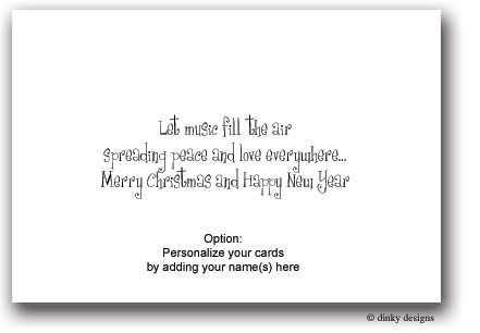 Dinky Designs Holiday Cards - Angelic Holiday (HC-006A)