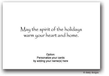 Dinky Designs Holiday Cards - City Sidewalks (HC-003C)